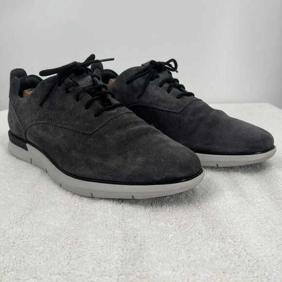 Cole Haan Zerogrand Oxford Gray Suede Gray Sole Men's‎ US 11.5 - Picture 1 of 10